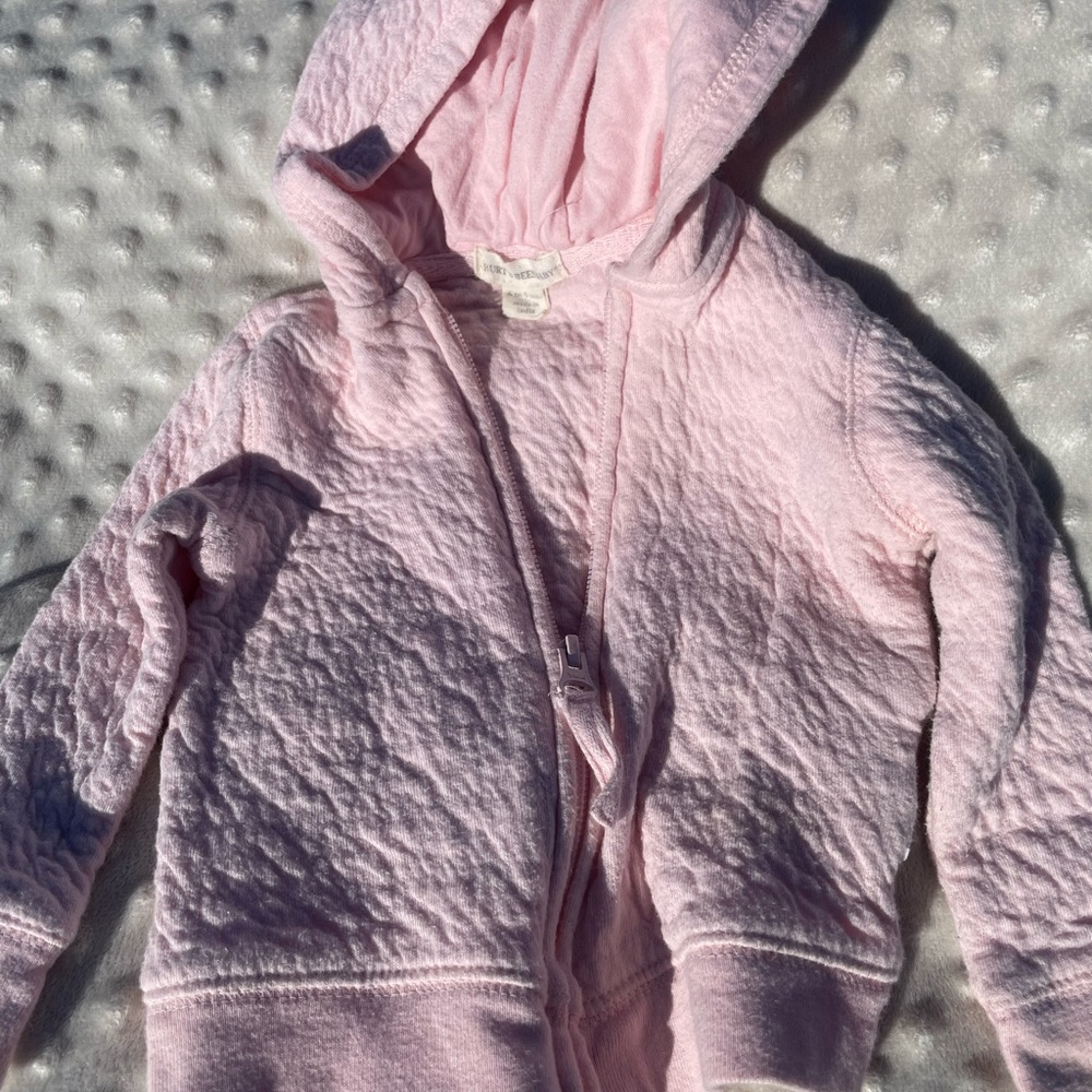 Burt's Bees Baby Light Pink Kids Hoodie